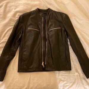 RAG&BONE LEATHER MOTO JACKET MENS SMALL